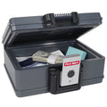 Gray Fireproof Document Storage Lock Box Safe V525903