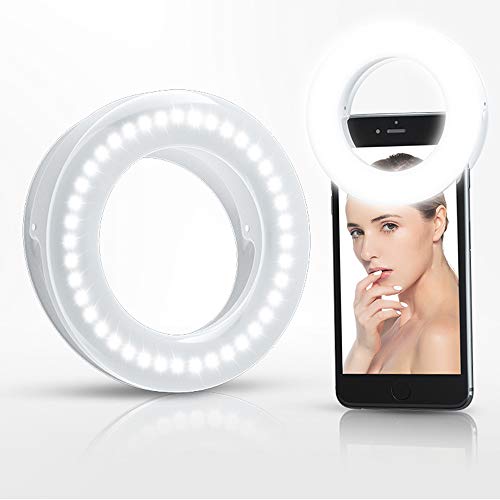 Rechargeable Clip-on Selfie Ring Light L58178