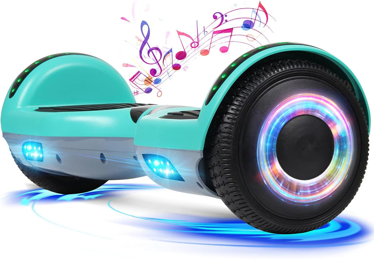 6.5inch Self Balancing Hoverboard with Bluetooth Speaker LED Lights U714273