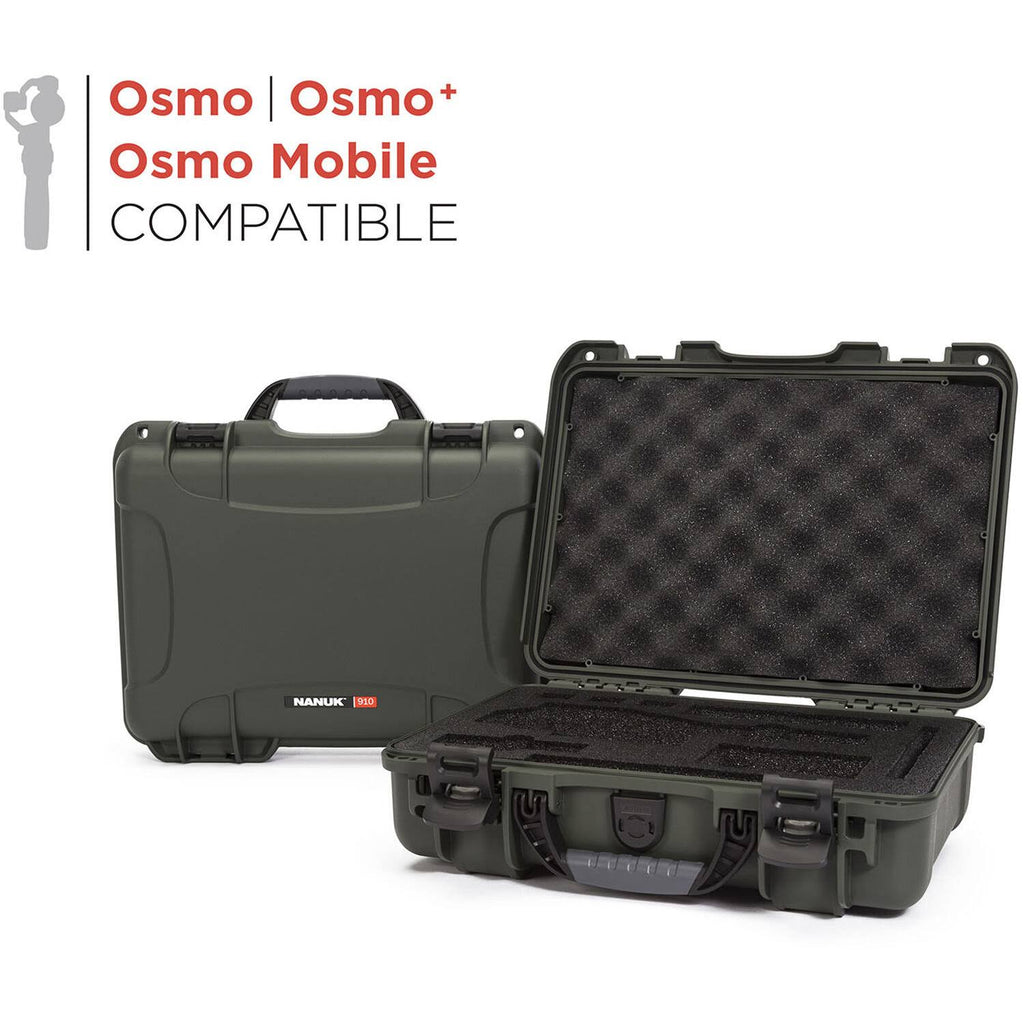 Waterproof Hard Case with Insert (olive) D542