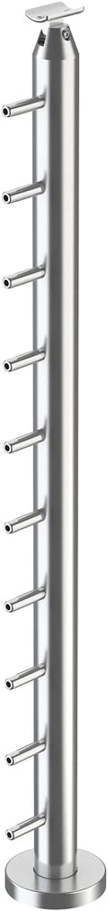 Stainless Steel 316 Cable Railing Surface Mount Post Kit 36" Terminal U1574