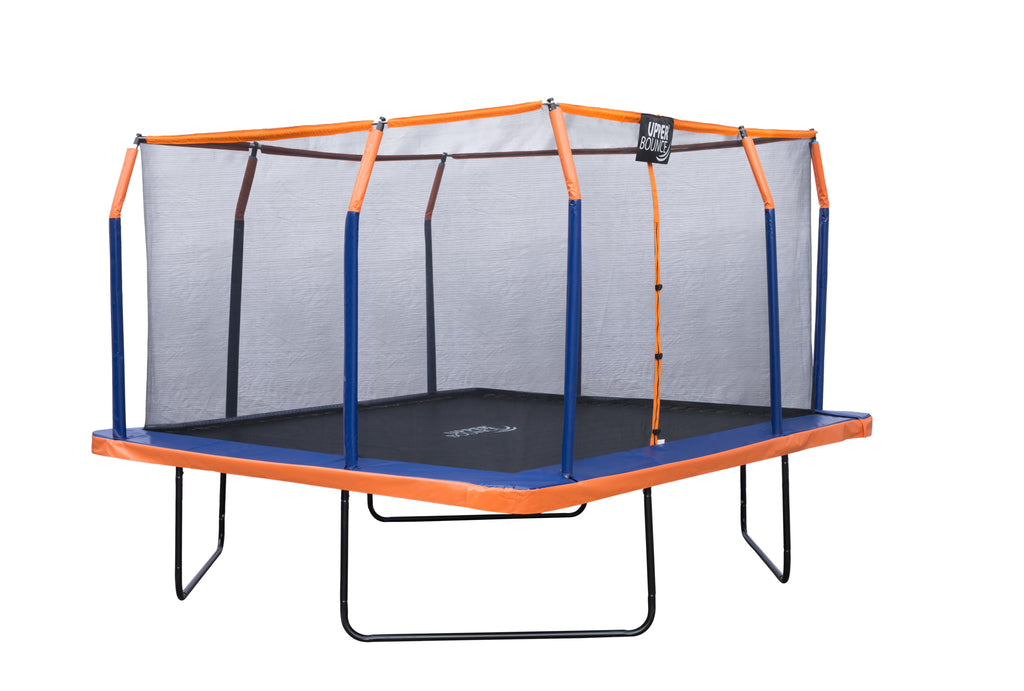 12 x 12 FT Square Trampoline Set with Enclosure and Safety Pad P365
