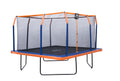 12 x 12 FT Square Trampoline Set with Enclosure and Safety Pad P365