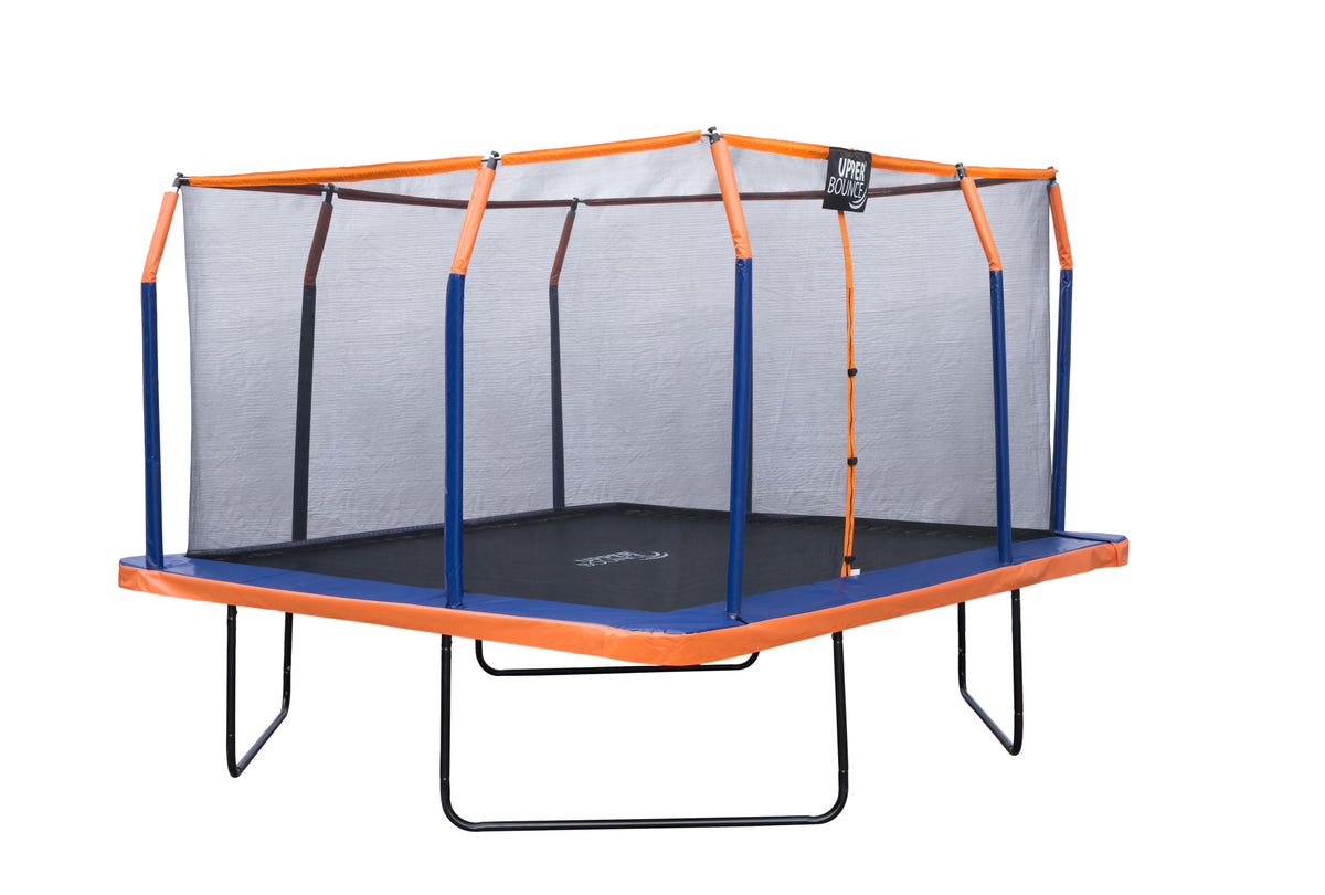 12 x 12 FT Square Trampoline Set with Enclosure and Safety Pad P365