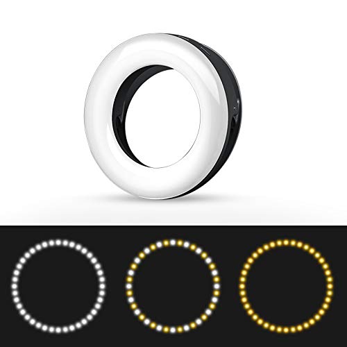 Rechargeable Clip-on Selfie Ring Light L58178