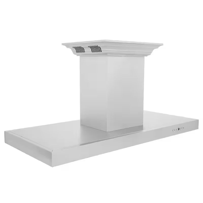42 in. 400 CFM Ducted Island Mount Range Hood in Stainless Steel S6127