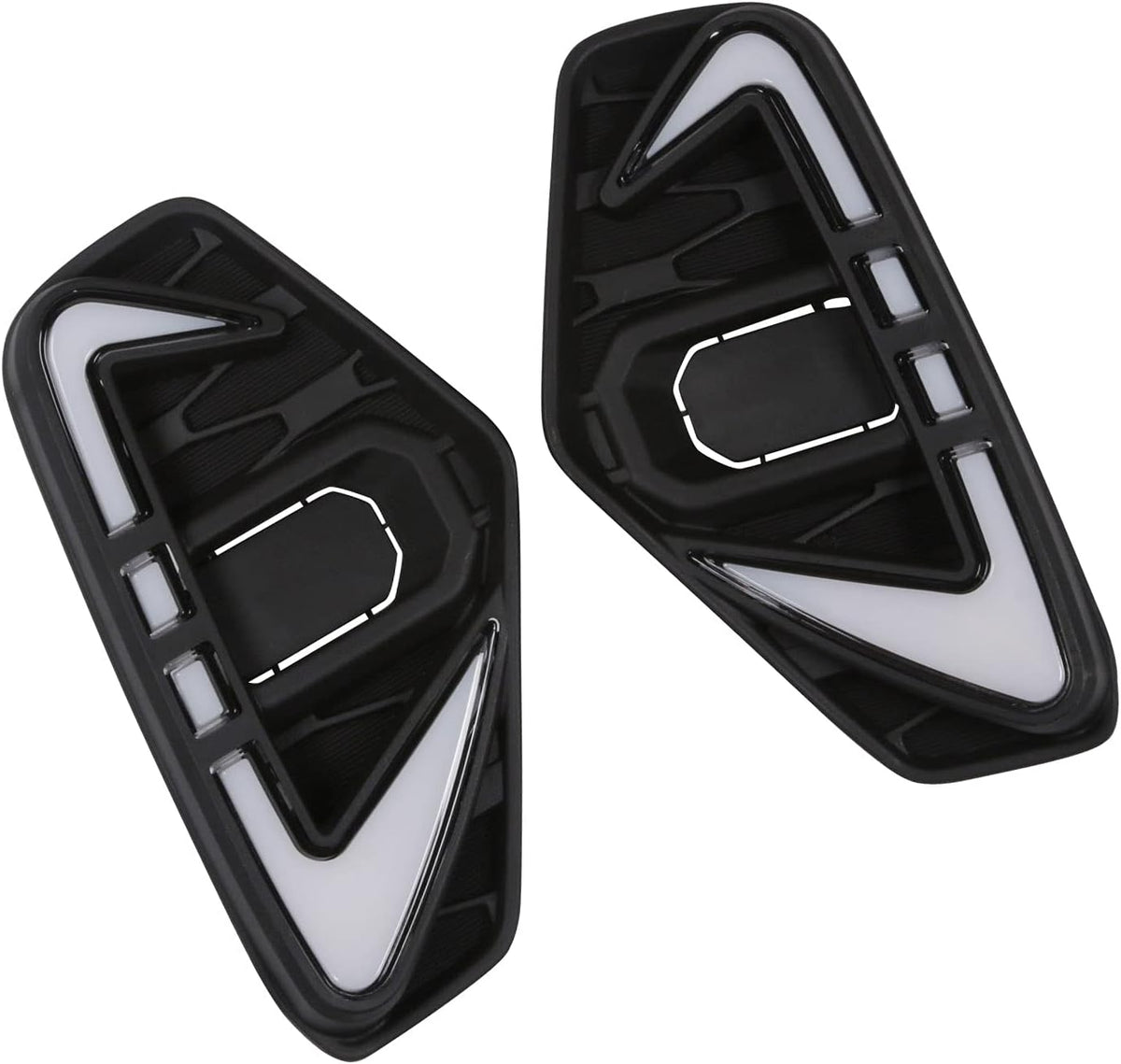 LED Daytime Running Light 2pcs White Yellow Turn Signals B41336