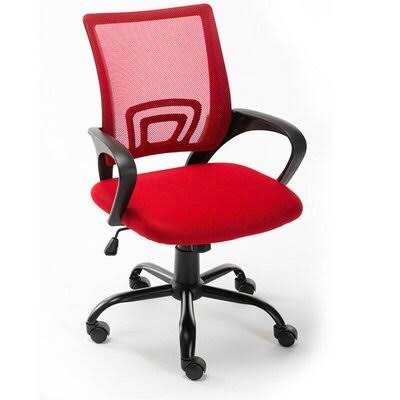 Red Mesh Task Chair Q57491