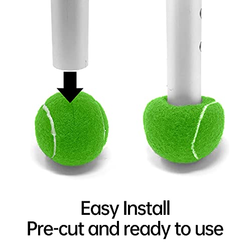 4 PCS Precut Walker Tennis Balls for Furniture Legs (Grey) A36304