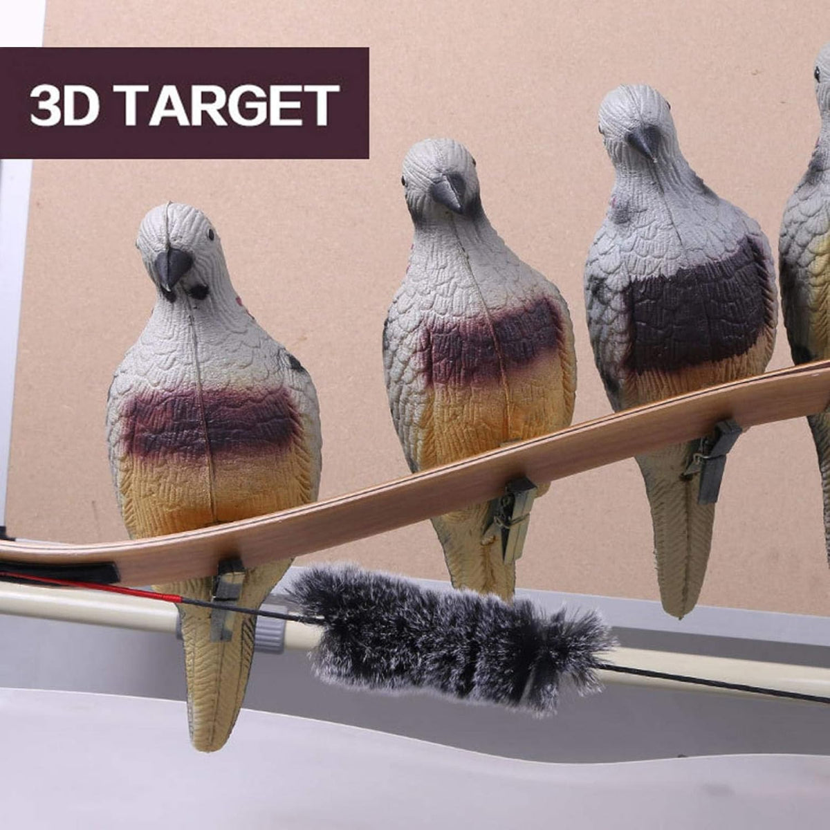 5 Pcs 3D Foam Archery Bird Target B61613