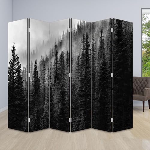 4 Panels Folding Screen Room Divider L371