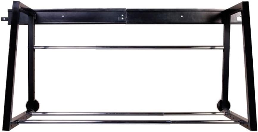 Heavy Duty Adjustable Garage Wall Tire Rack Storage, Black H455