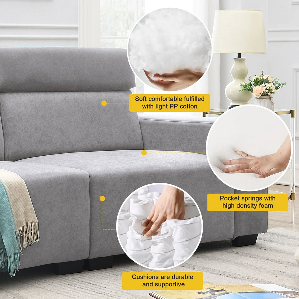 Velvet 2-Seater Sofa Y899