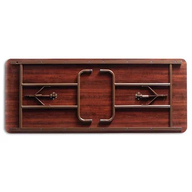 Rectangular Mahogany Wood Folding Table K484