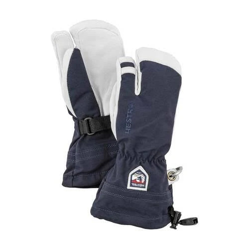 Army Leather Heli Ski Jr. 3 Finger Gloves D6903