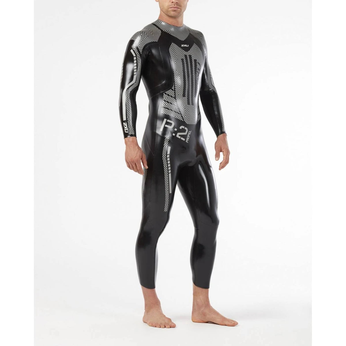 Black Silver Men's Wetsuit P70743
