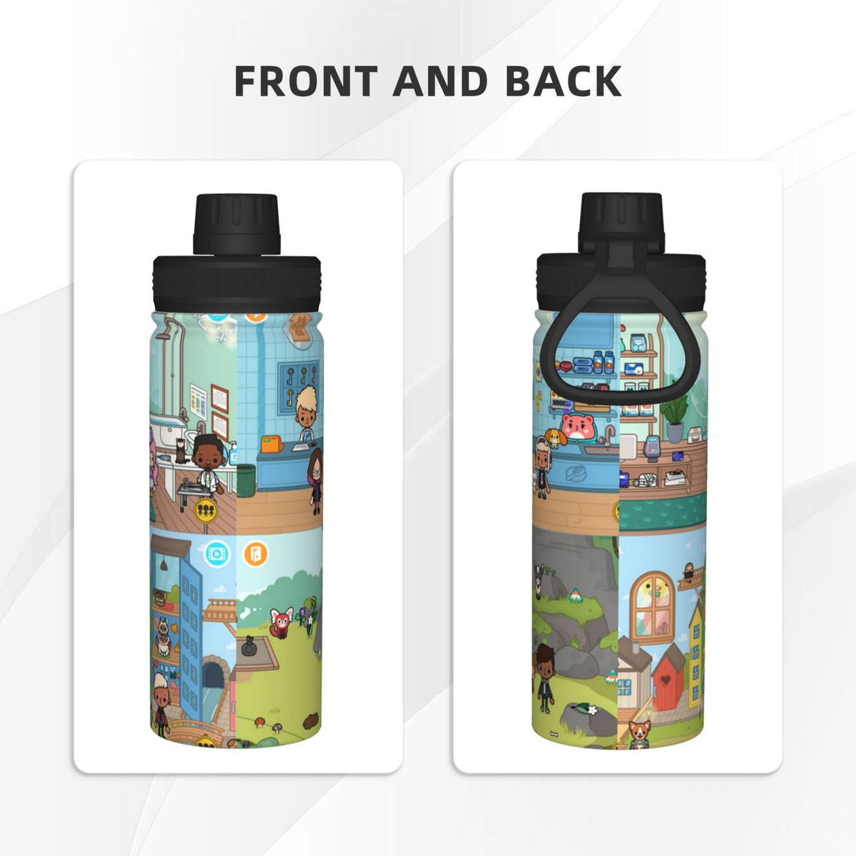 Insulated Stainless Steel Water Bottle 18OZ D872