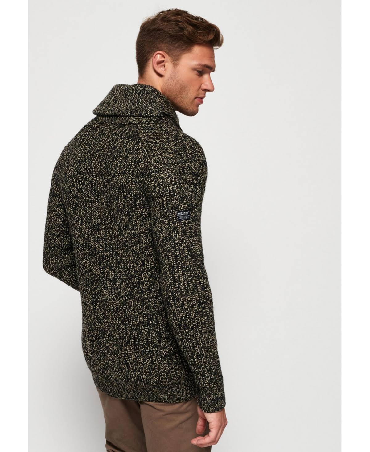 Grey Shawl Cardigan Z229