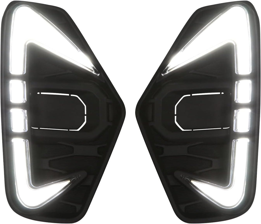 LED Daytime Running Light 2pcs White Yellow Turn Signals B41336