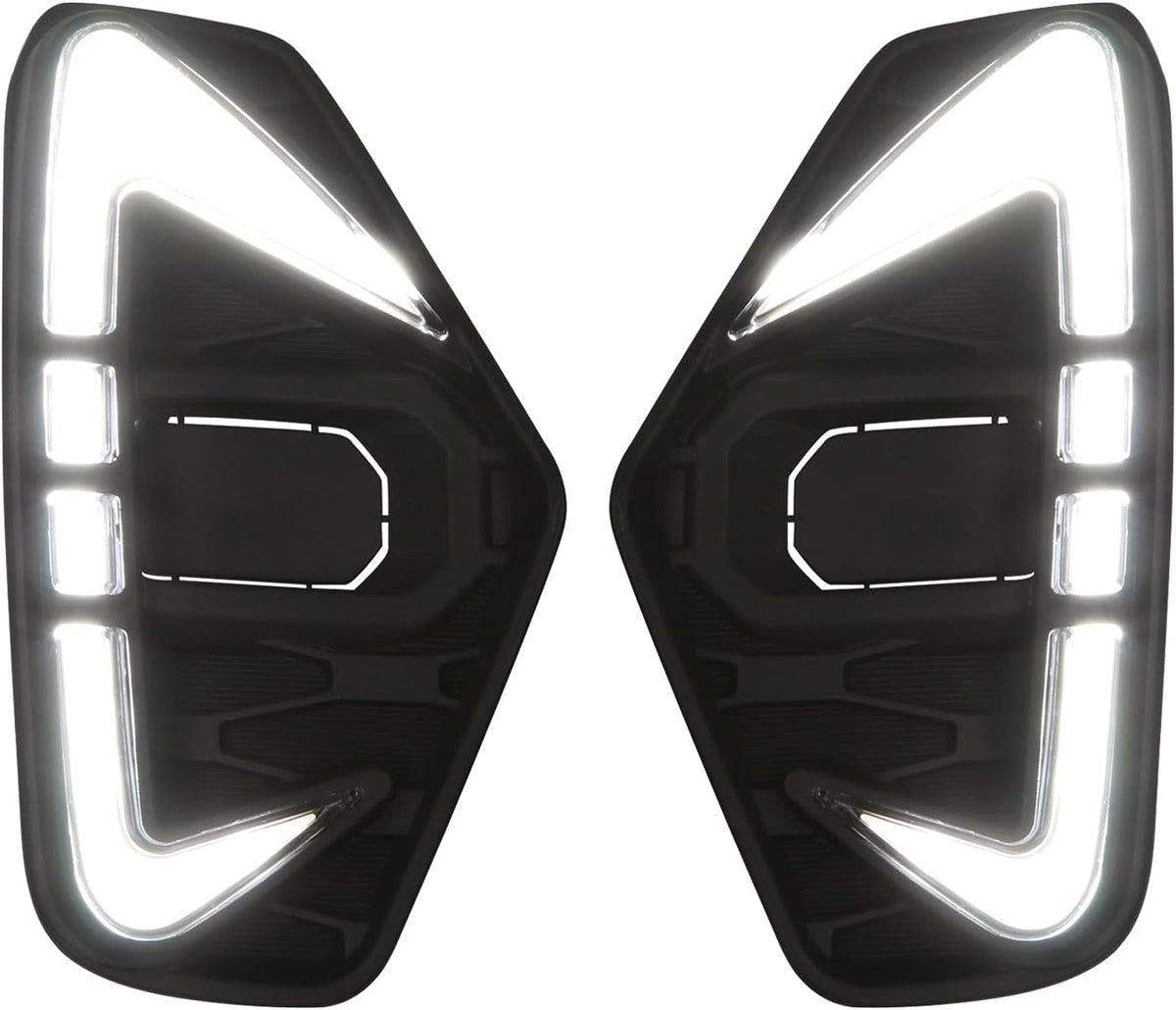 LED Daytime Running Light 2pcs White Yellow Turn Signals B41336