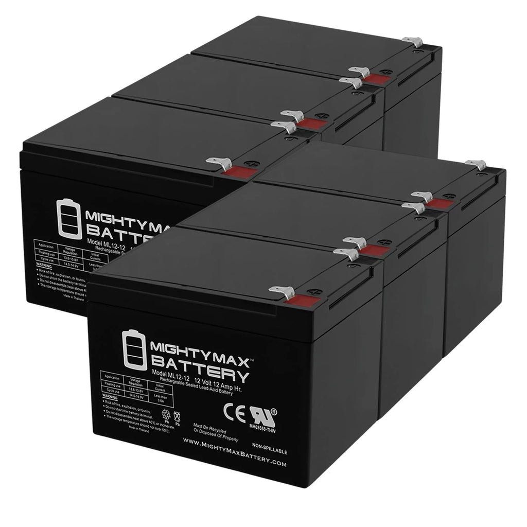 12V 12AH F2 Rechargeable Replacement Battery K5502