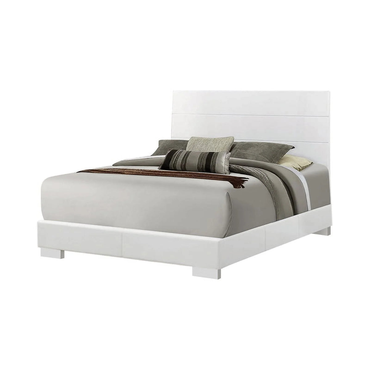 Queen Bedroom Set Glossy White T333220