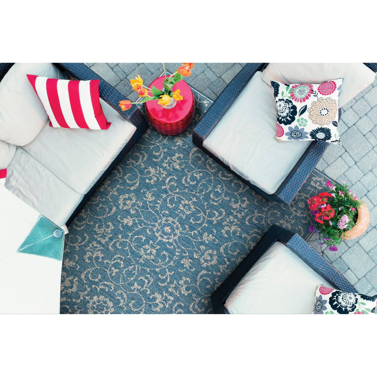 Mushroom-Ivory Indoor/Outdoor Area Rug Y165