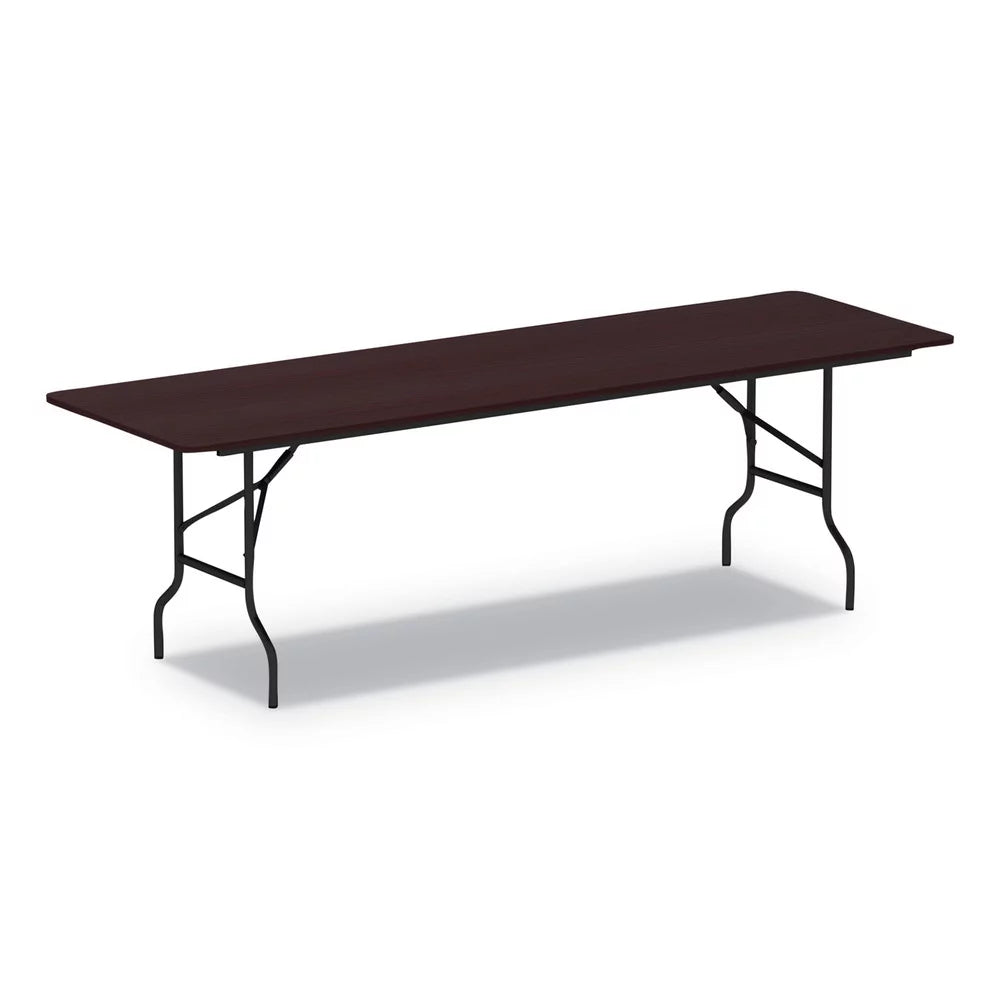 Rectangular Mahogany Wood Folding Table K484