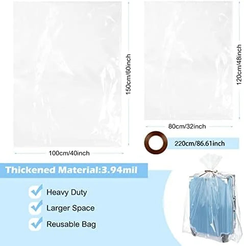 20 Pcs Clear Giant Storage Bag 32×48×60 P710