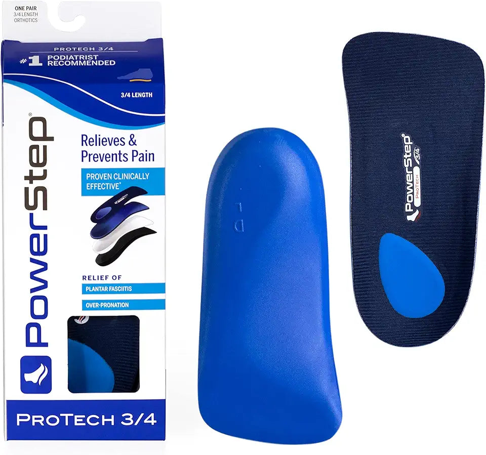 3/4 Orthotic Insoles Arch Support Inserts A155888