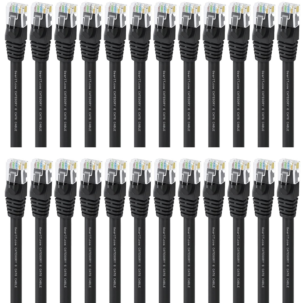 Cat 6 Ethernet Cable 1 ft 24-Pack White M510662