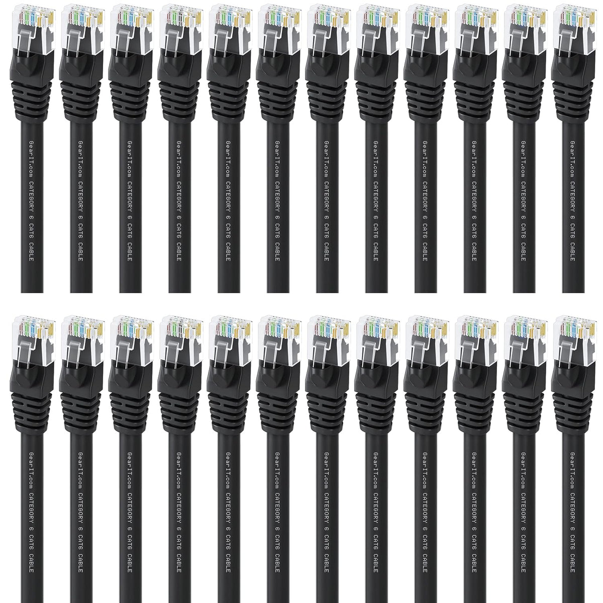Cat 6 Ethernet Cable 1 ft 24-Pack White M510662