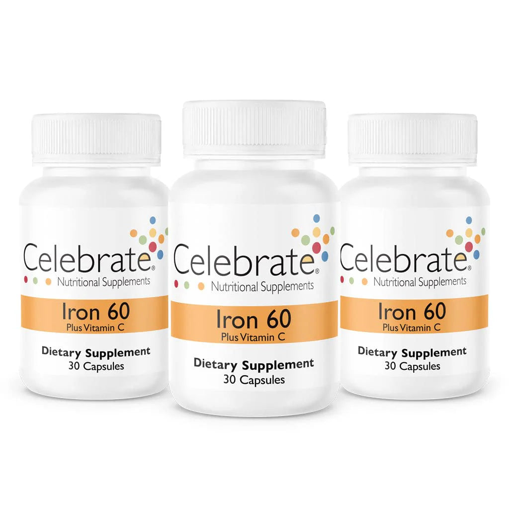 Iron with Vitamin C Capsules, 60 mg, 90 Count Q2912