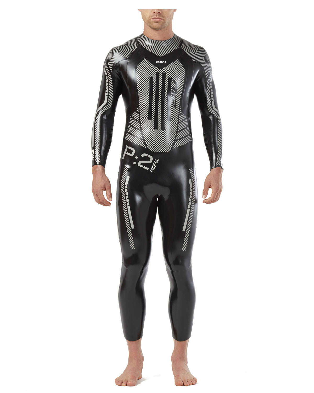 Black Silver Men's Wetsuit P70743