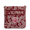 Indiana Collegiate Triple Zip Hipster Crossbody G201