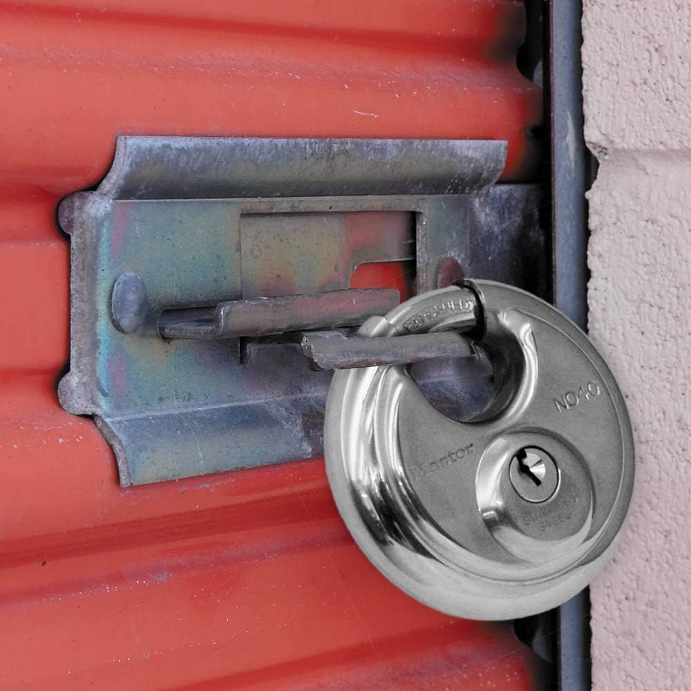 4 Keyed Alike Stainless Steel Padlocks B326466