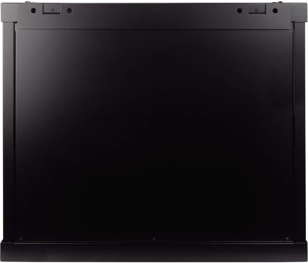 9U Wallmount Cabinet Enclosure 19-Inch Server Network Rack with Locking Perforated Door Black V25903