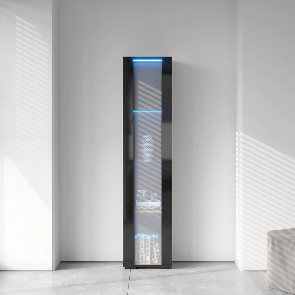 Side cabinets with LED lights Y5912