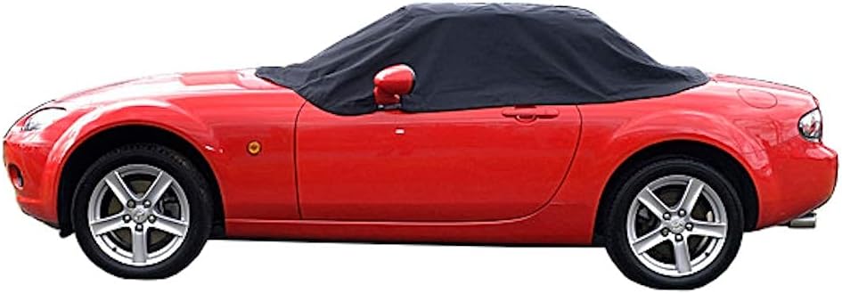 Custom-fit Soft Top Roof Protector Half Cover (Black) I97849