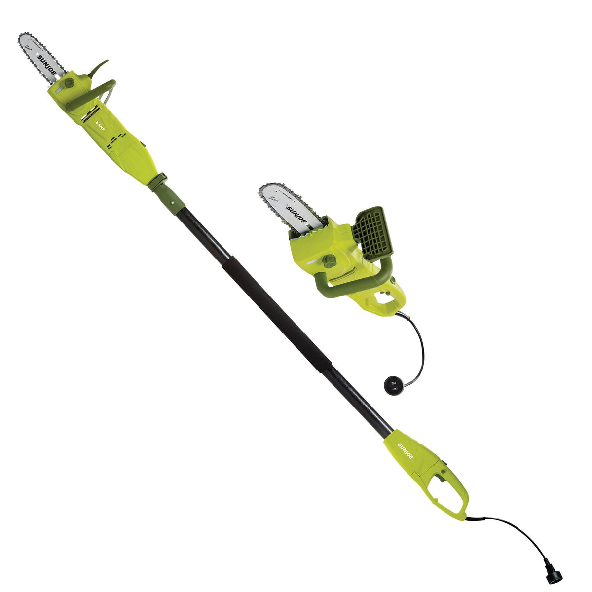 8-Inch 8.0 Amp 2-in-1 Convertible Pole Chain Saw F9119