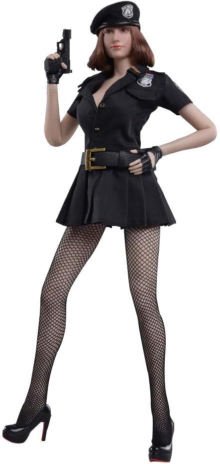 Camouflage Policewoman Skirt Seamless Stockings Set Y1981