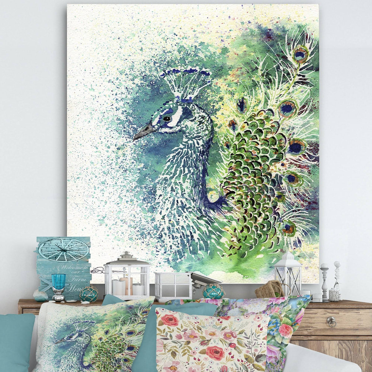 Modern Farmhouse Canvas Art, 30 inch x 40 inch A928