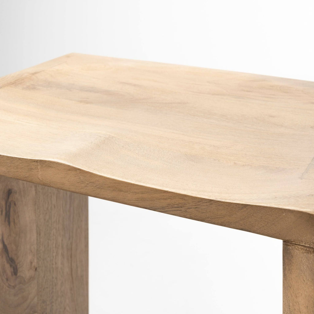 Gray/Brown Wood Bar Stool R5881