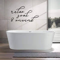 Bathroom Vinyl Wall Decal Sticker H5283