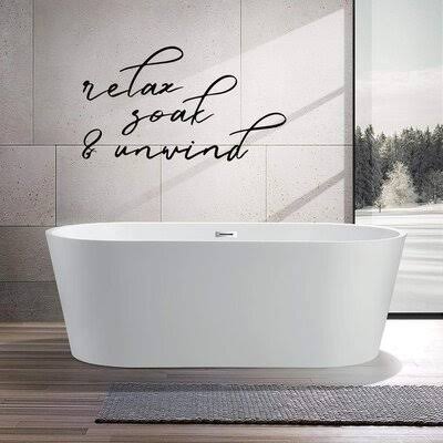 Bathroom Vinyl Wall Decal Sticker H5283
