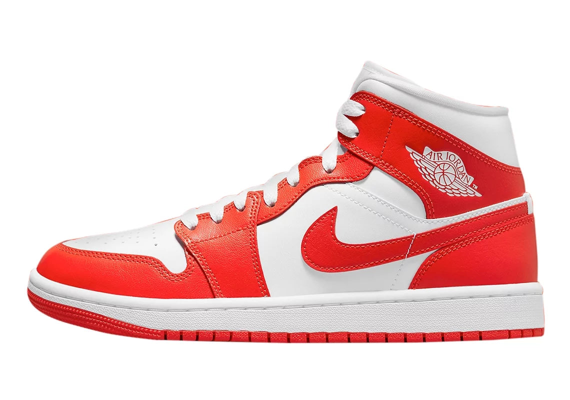 White Habanero Red Mid Sneakers T88720