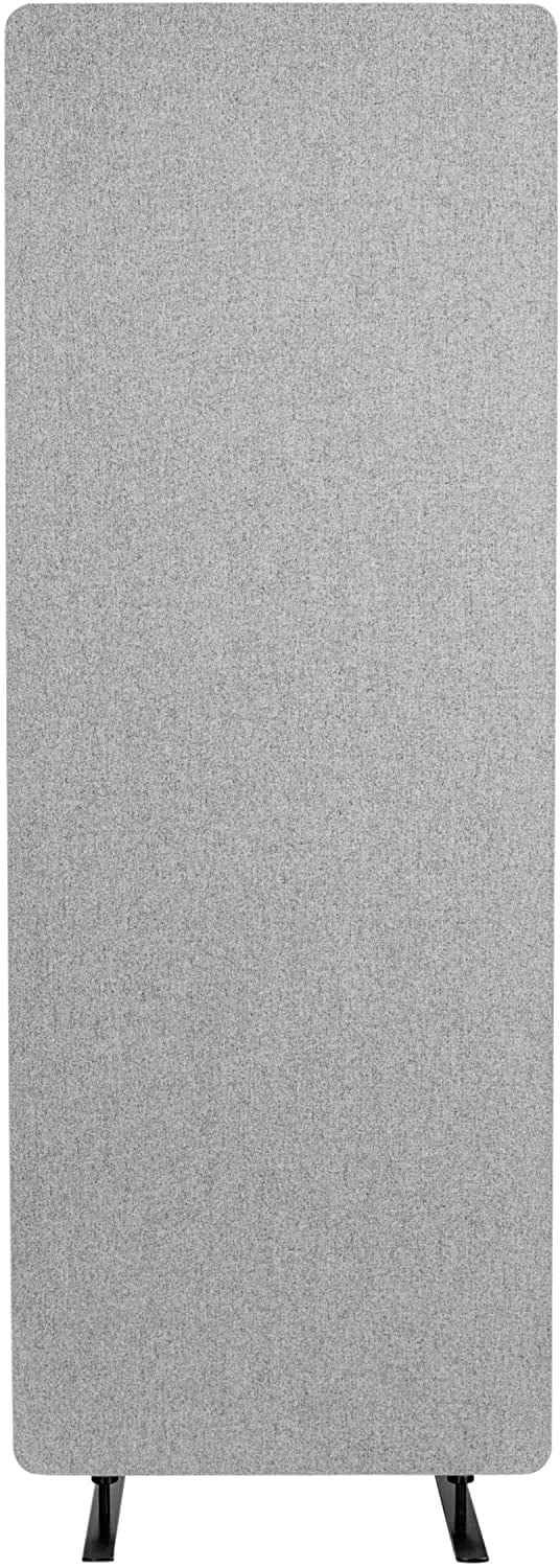 Cool Gray Freestanding Acoustic Room Divider Office Partition S948216