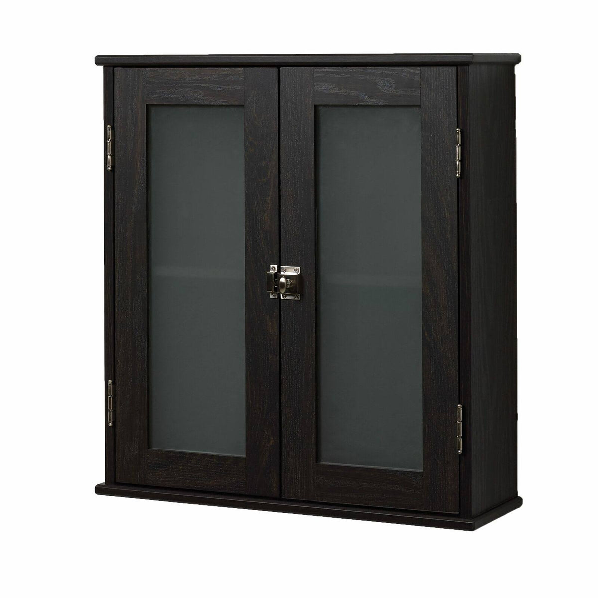 Espresso Brown Bathroom Wall Cabinet J54584