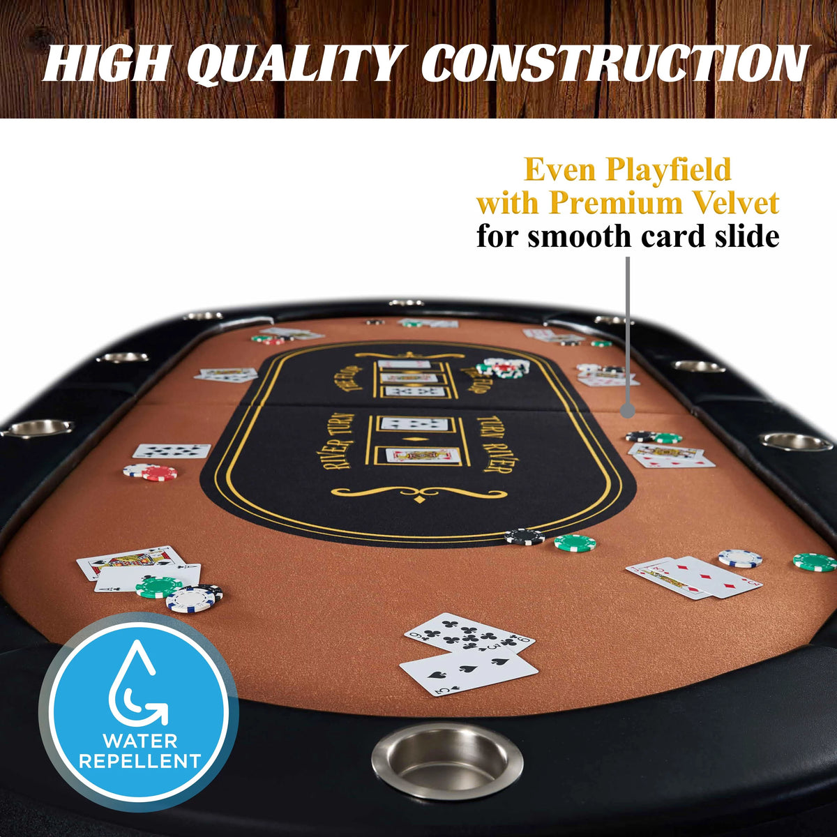 10-Player Poker Table B98368