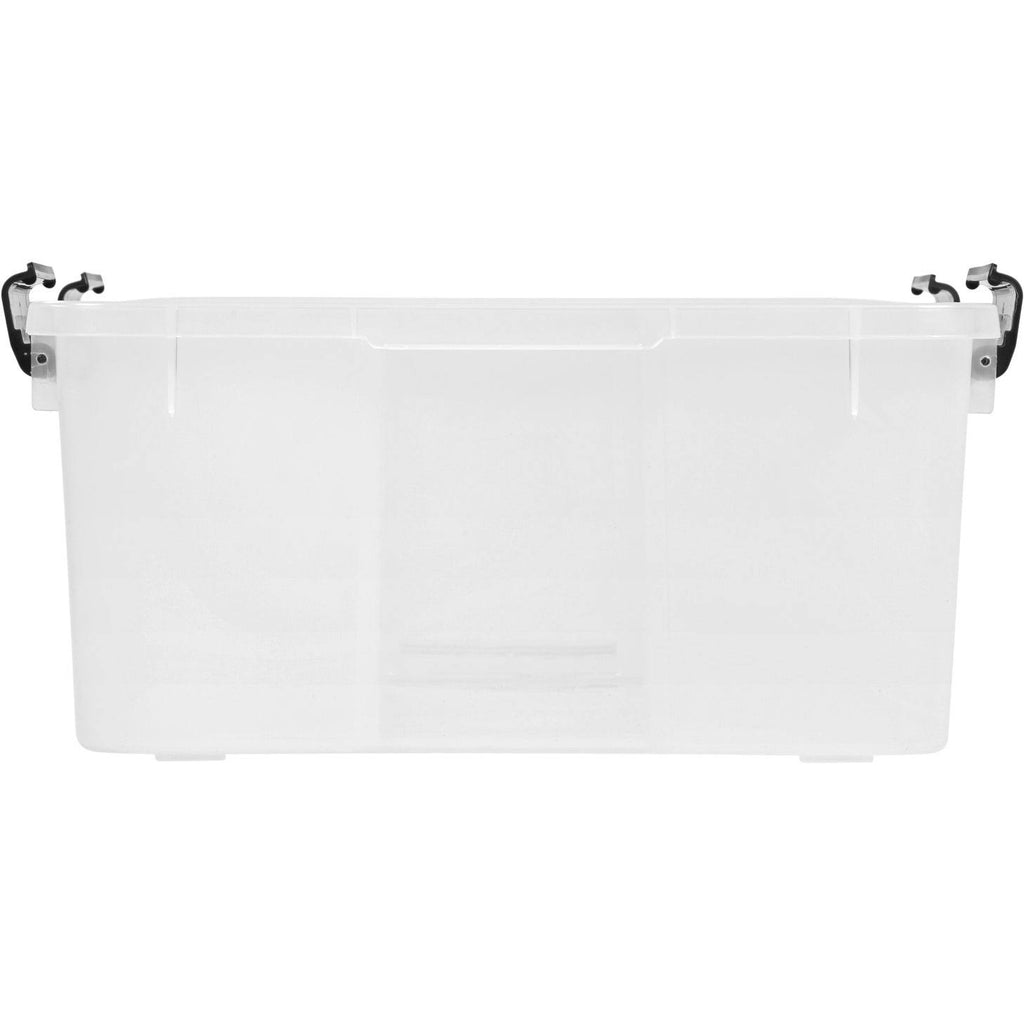 Clear 30 Quart Weathertight Storage Box, 6 Pack L689389